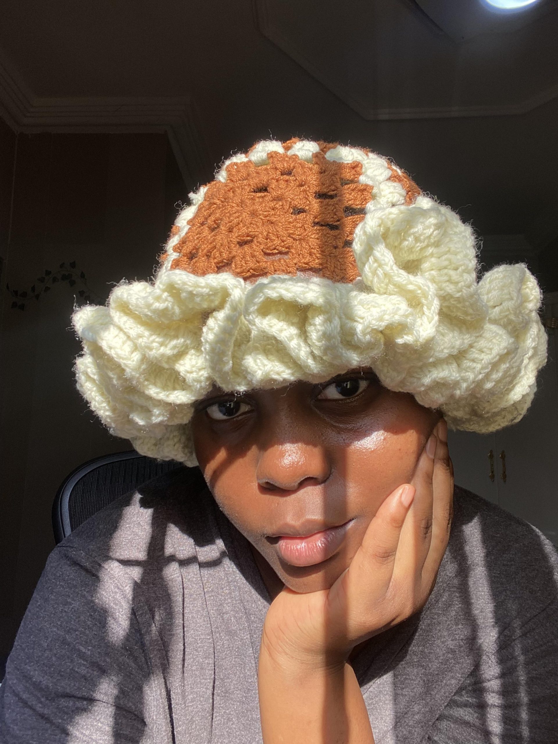 Crochet bucket hats