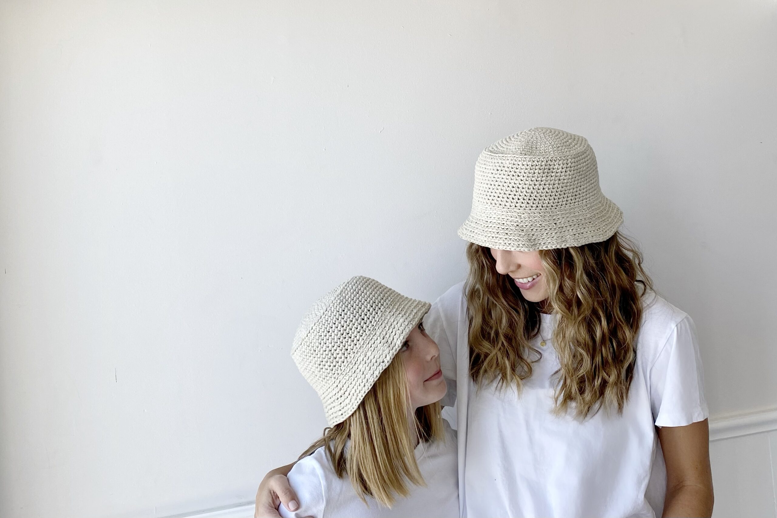 Crochet bucket hats