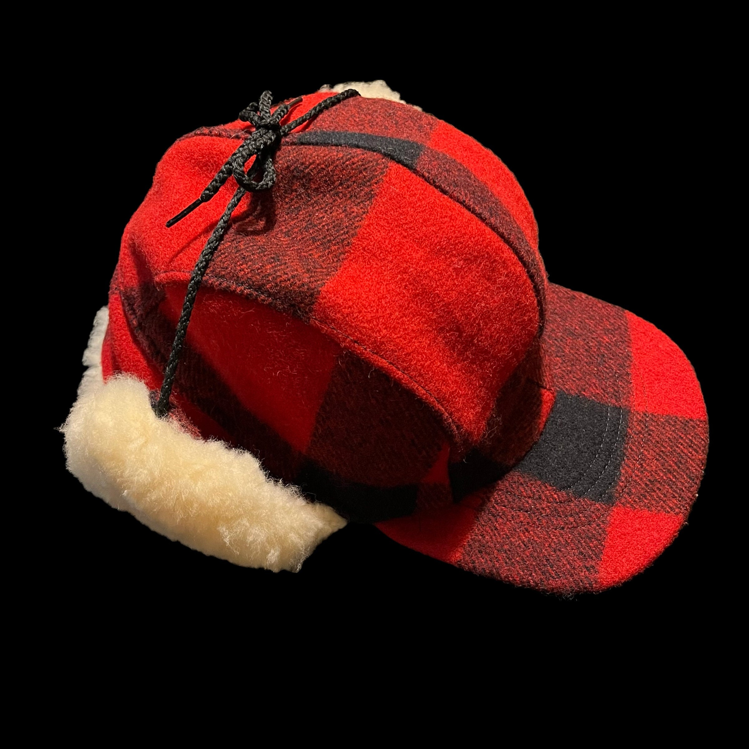 red hunting hat