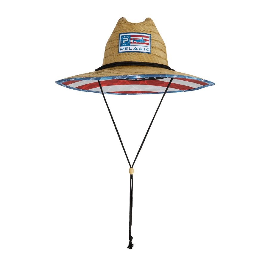 Straw fishing hat