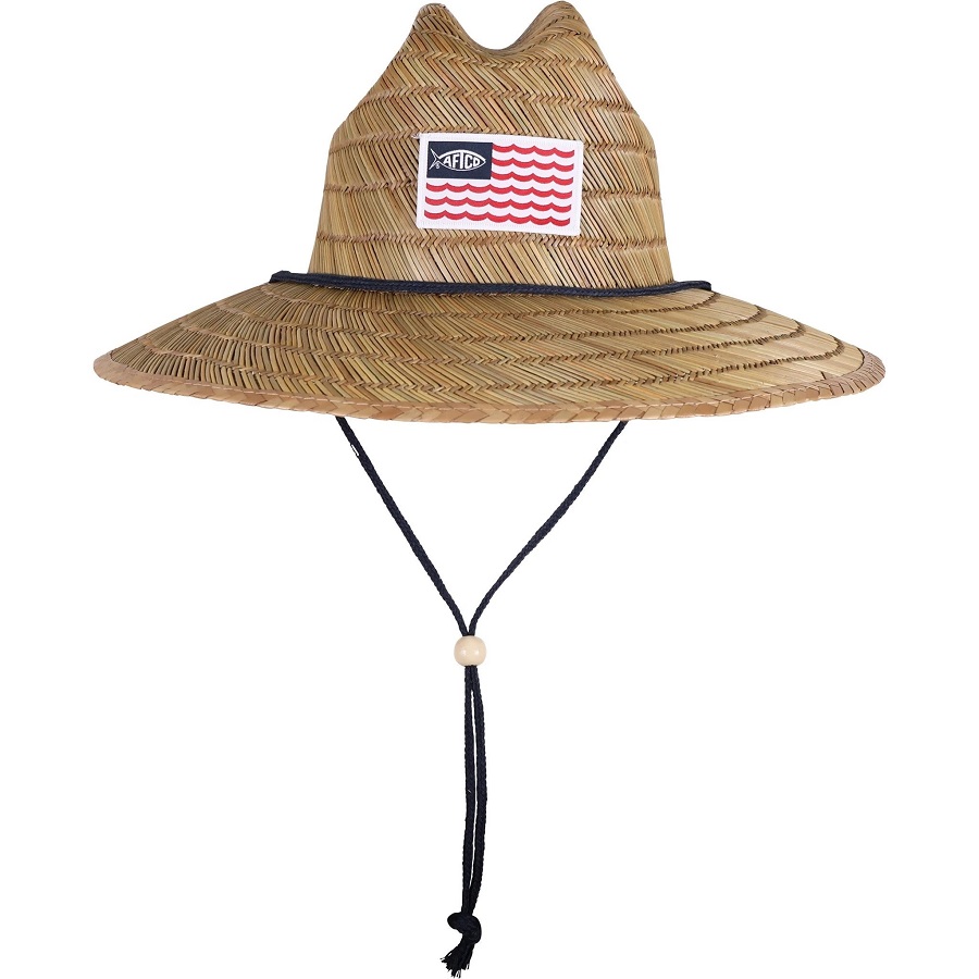 Straw fishing hat