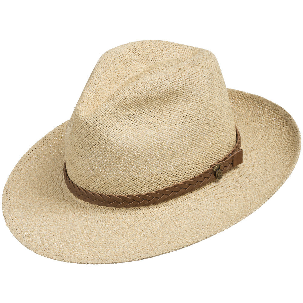 straw fedora hat